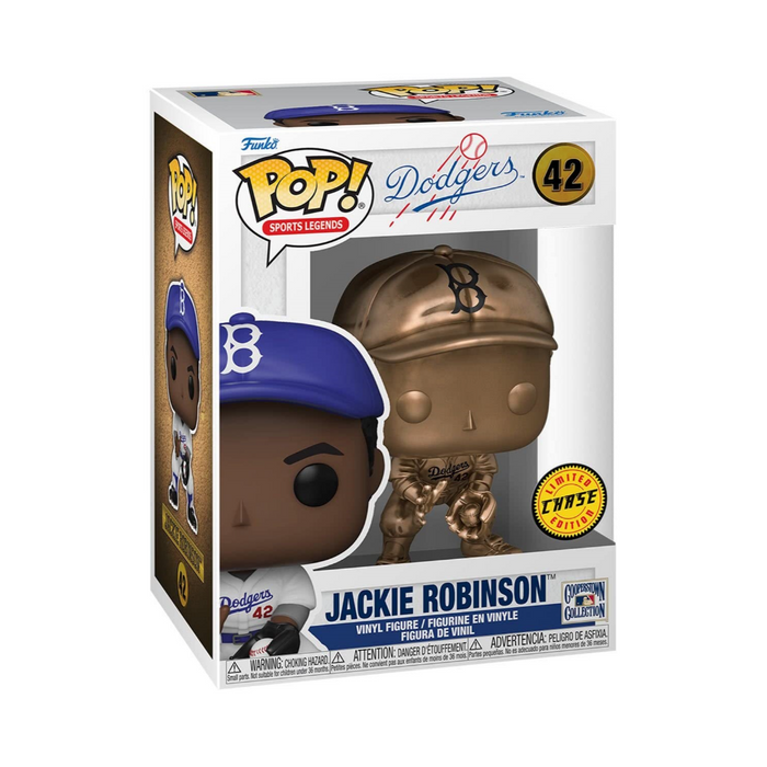 Funko Pop Figure: Sport Legends Baseball: Los Angeles Dodgers - Jackie Robinson Chase