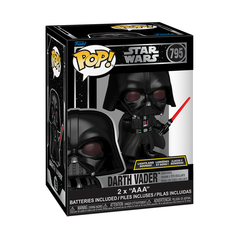 Funko POP - Star Wars - Darth Vader Lights and Sounds  with Lightsaber