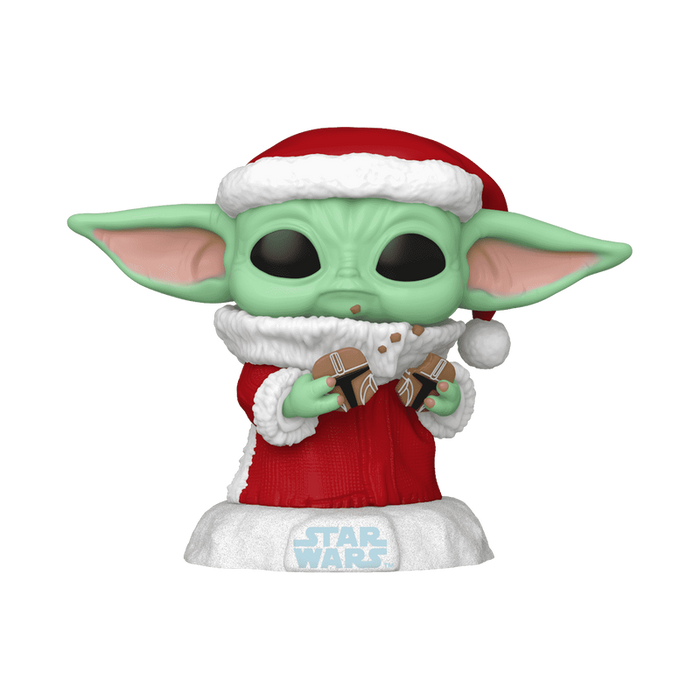 Funko POP Star Wars: Holiday - Grogu with Christmas Cookie