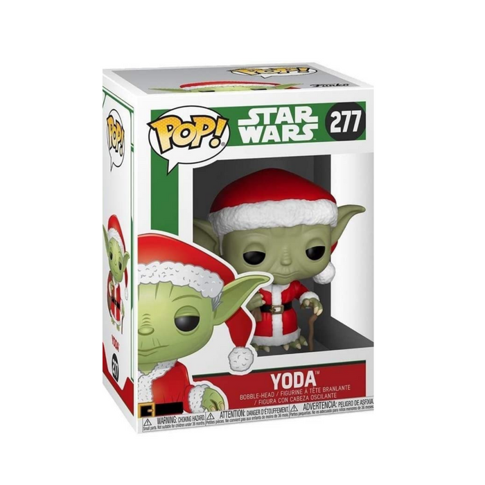 Funko POP Star Wars Holiday Santa Yoda