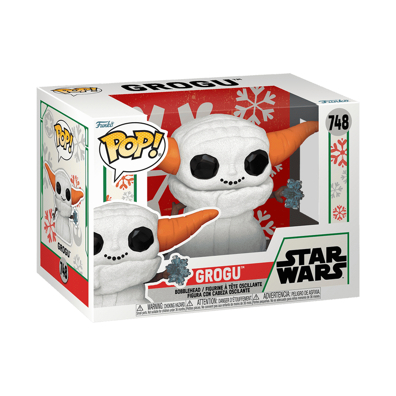 Funko POP Star Wars: Holiday - Snowman Grogu