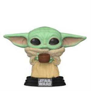 Funko POP Star Wars The Mandalorian Child WithCup
