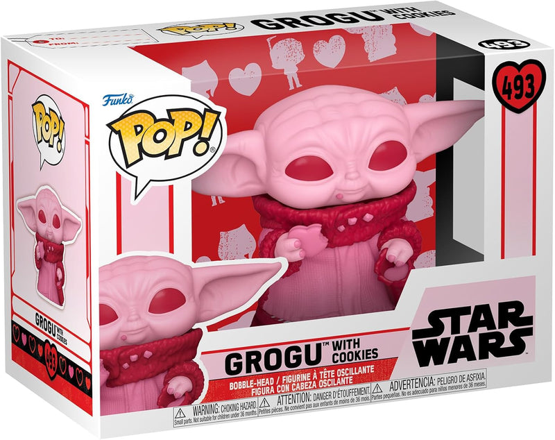 Funko POP Star Wars Valentines Grogu With Cookies