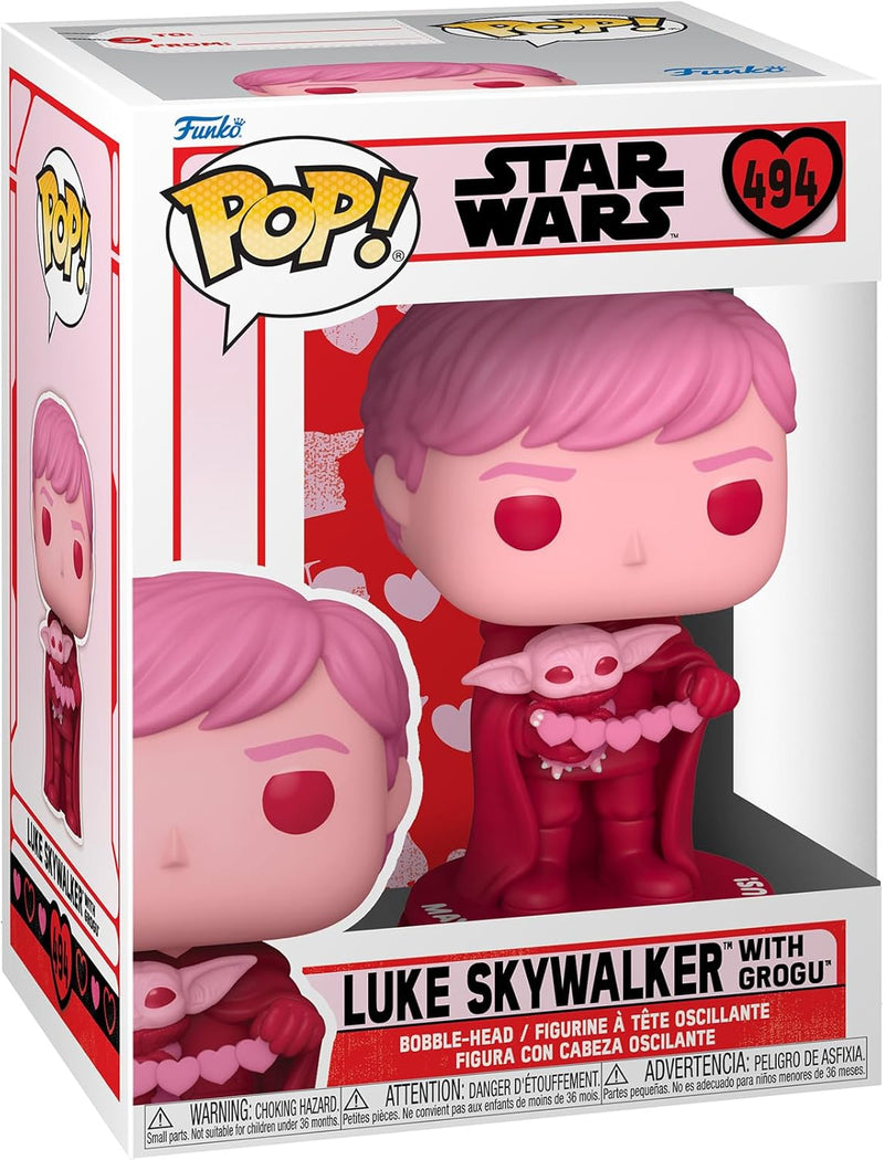 Funko Pop Figure: Star Wars: Valentines S2 - Luke &amp; Grogu