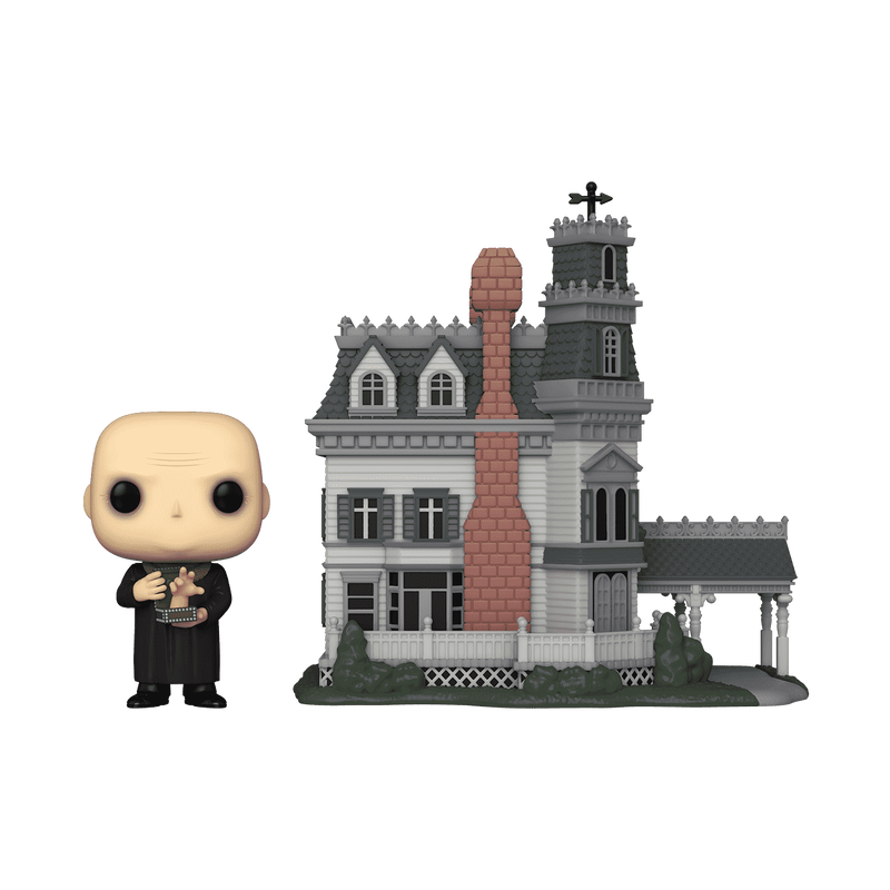 Funko POP Town Deluxe: The Addams Family Home - Uncle Fester & Addams Family Mansion