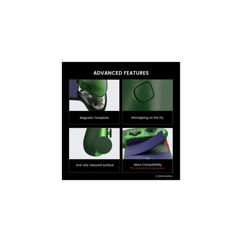 GameSir - G8 Plus Hulk Edition Bluetooth Mobile Game Controller Nintendo switch Ios Android PC