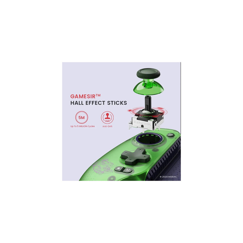 GameSir - G8 Plus Hulk Edition Bluetooth Mobile Game Controller Nintendo switch Ios Android PC