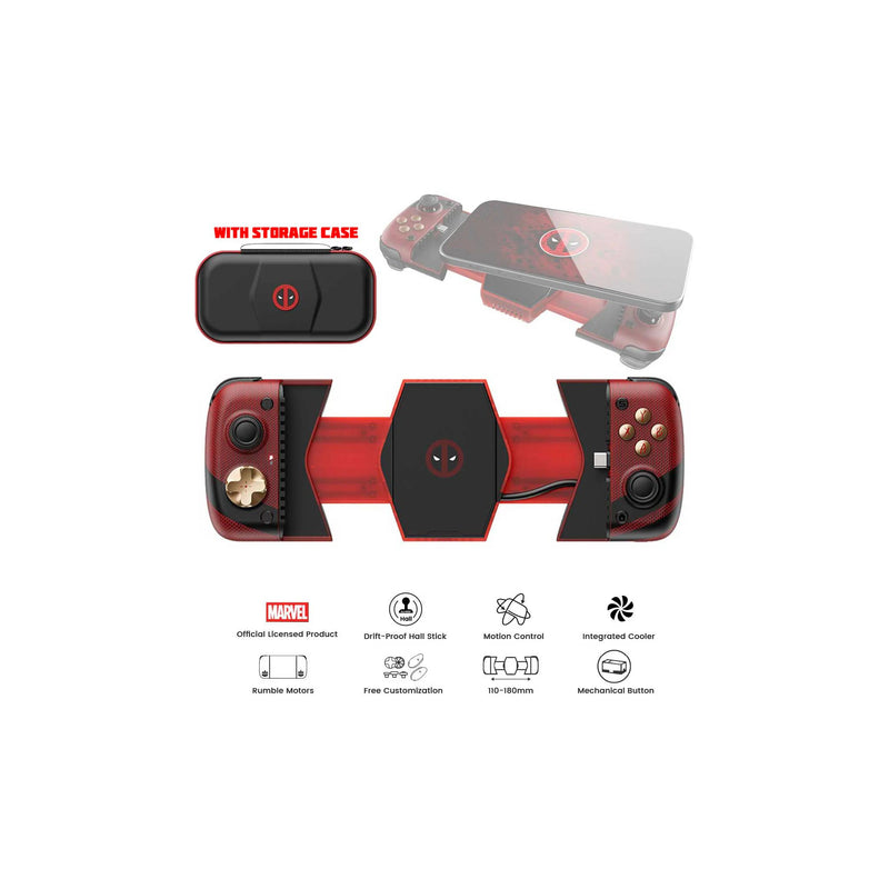 Gamesir - X3 Pro Type-C Mobil Controller Soğutuculu Taşıma Çantası dahil (DeadPool Special Edition)
