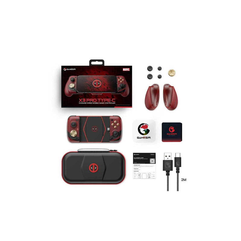 Gamesir - X3 Pro Type-C Mobil Controller Soğutuculu Taşıma Çantası dahil (DeadPool Special Edition)