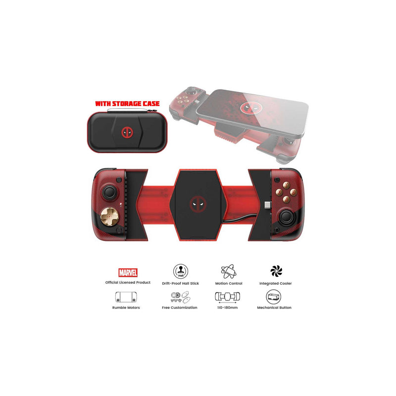 Gamesir - X3 Pro Type-C Mobil Controller Soğutuculu Taşıma Çantası dahil (DeadPool Special Edition)