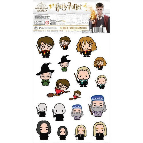 Harry Potter Characters Manga Style Sticker Set