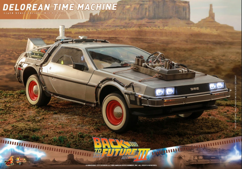 Hot Toys -Back To Future DeLorean Time Machine