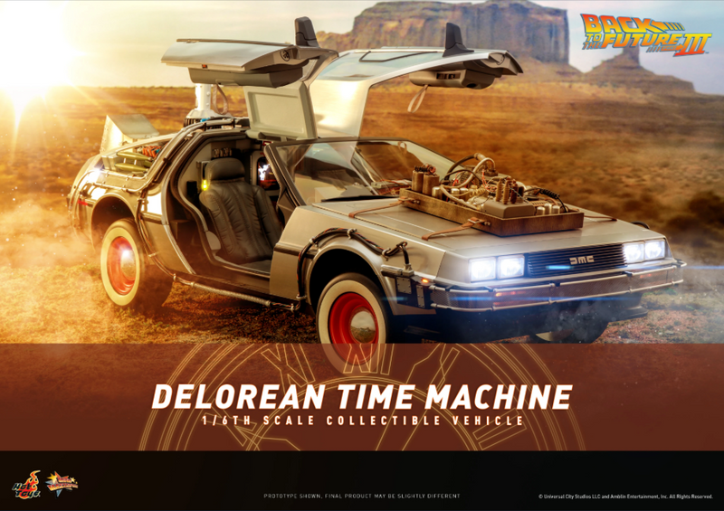 Hot Toys -Back To Future DeLorean Time Machine