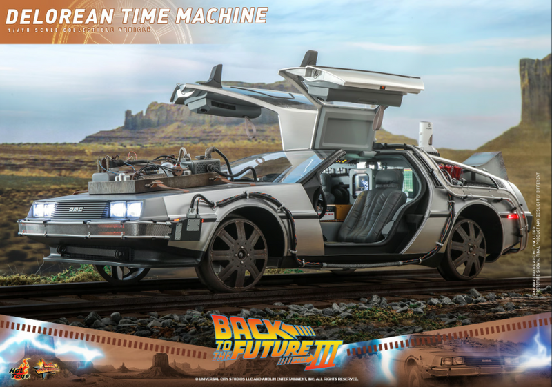 Hot Toys -Back To Future DeLorean Time Machine