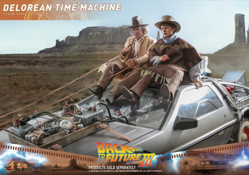Hot Toys -Back To Future DeLorean Time Machine