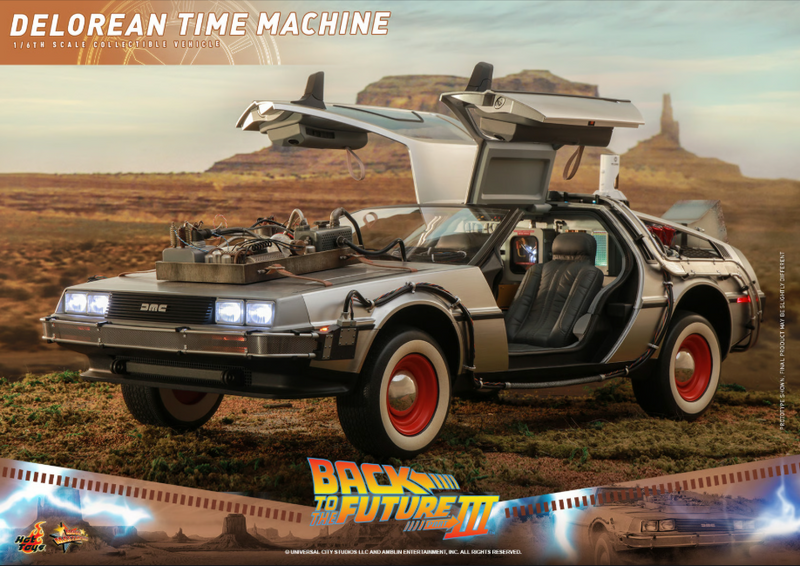 Hot Toys -Back To Future DeLorean Time Machine