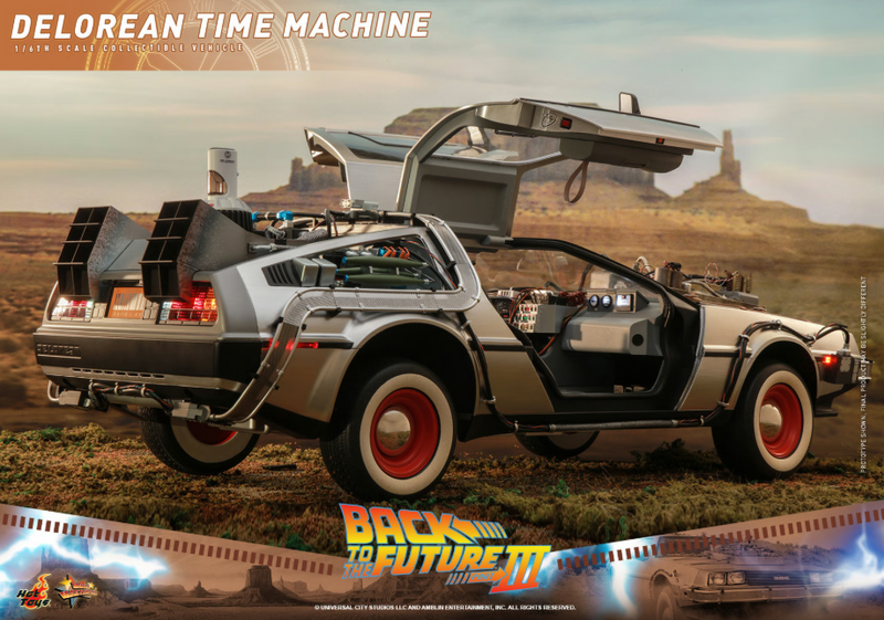 Hot Toys -Back To Future DeLorean Time Machine