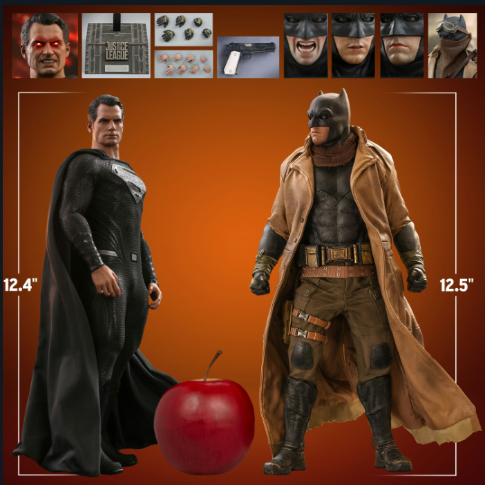 Hot Toys DC Knightmare Batman and Superman 1/6 Ölçekli Figür Seti