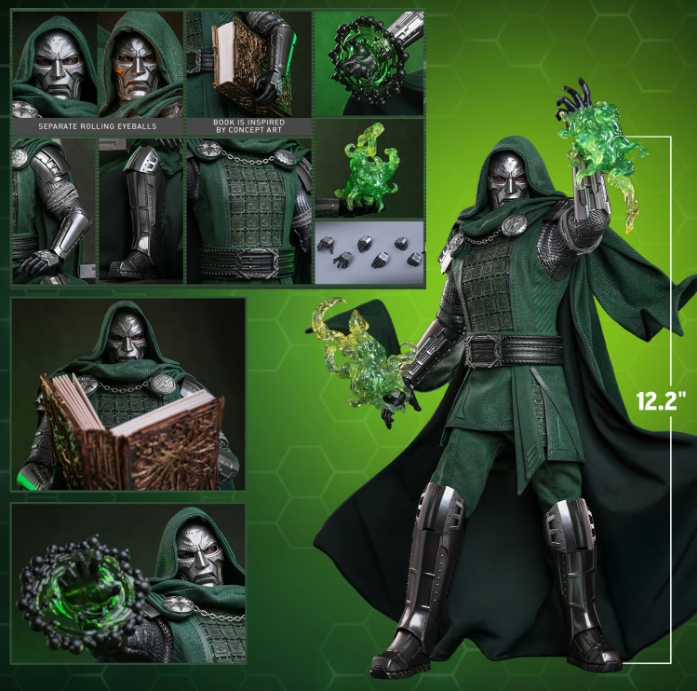 Hot Toys Marvel Avengers Doctor Doom 1/6 Ölçekli Figür
