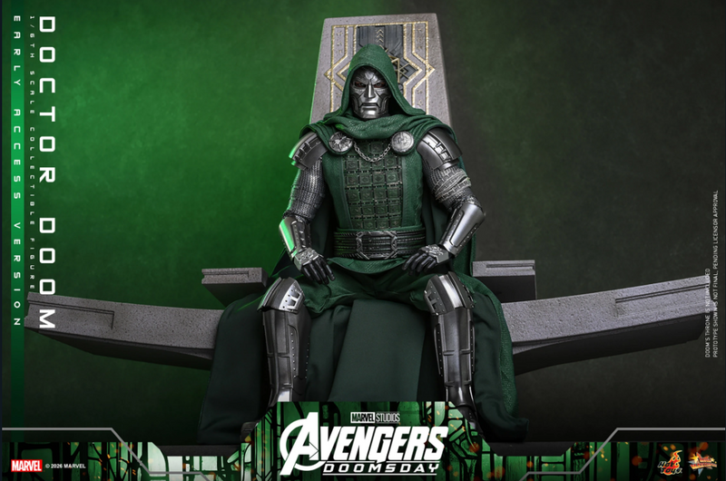Hot Toys Marvel Avengers Doctor Doom 1/6 Ölçekli Figür