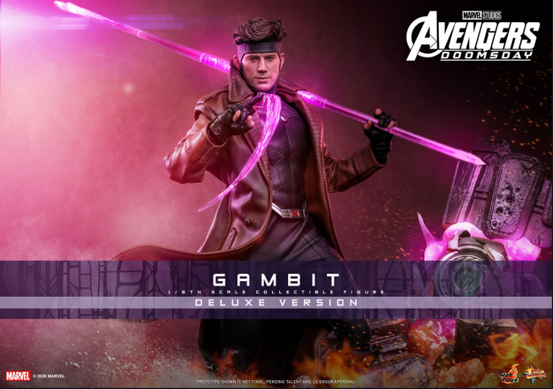 Hot Toys Marvel Avengers Gambit 1/6 Ölçekli Figür (Deluxe Version)
