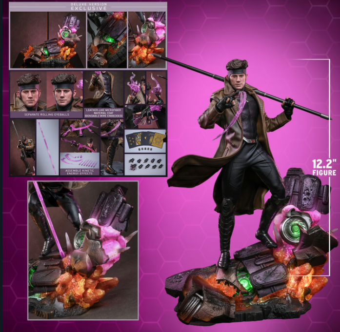 Hot Toys Marvel Avengers Gambit 1/6 Ölçekli Figür (Deluxe Version)