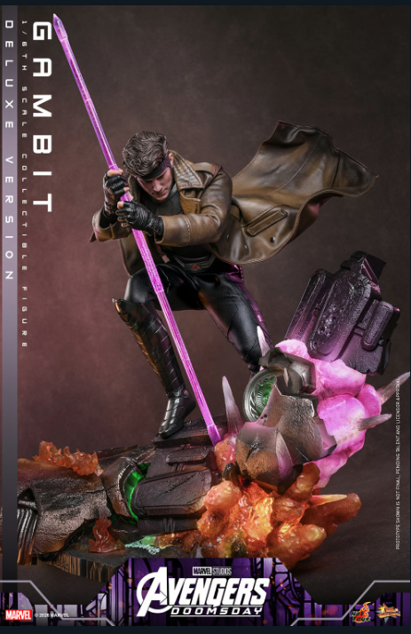 Hot Toys Marvel Avengers Gambit 1/6 Ölçekli Figür (Deluxe Version)