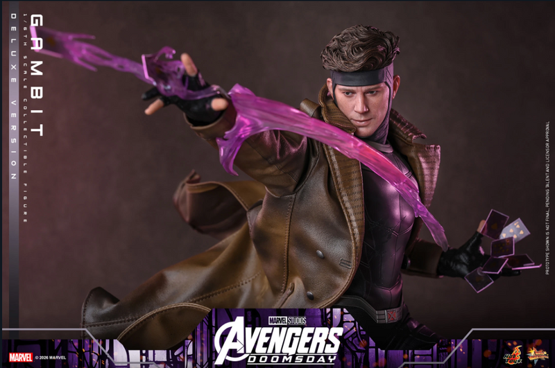 Hot Toys Marvel Avengers Gambit 1/6 Ölçekli Figür (Deluxe Version)