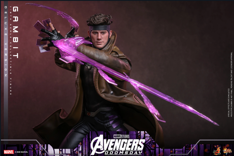 Hot Toys Marvel Avengers Gambit 1/6 Ölçekli Figür (Deluxe Version)