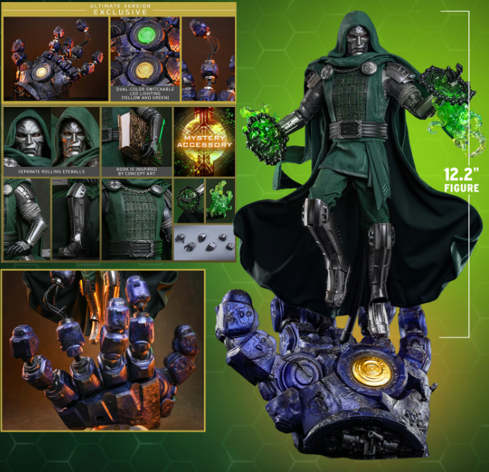 Hot Toys Marvel Avengers Doctor Doom 1/6 Ölçekli Figür (Ultimate Version)