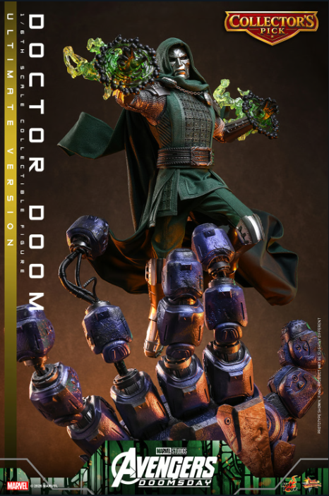 Hot Toys Marvel Avengers Doctor Doom 1/6 Ölçekli Figür (Ultimate Version)