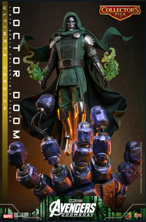 Hot Toys Marvel Avengers Doctor Doom 1/6 Ölçekli Figür (Ultimate Version)