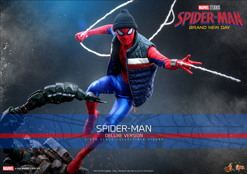 Hot Toys Marvel Spider-Man 1/6 Ölçekli Figür (Deluxe Version)