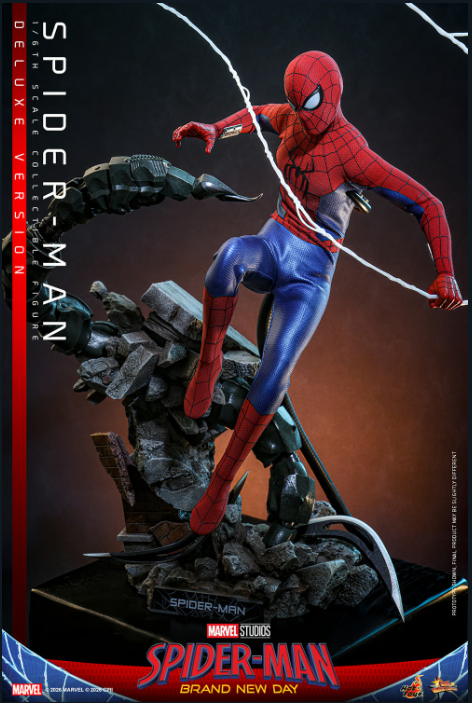 Hot Toys Marvel Spider-Man 1/6 Ölçekli Figür (Deluxe Version)