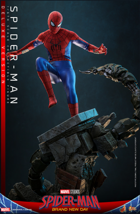 Hot Toys Marvel Spider-Man 1/6 Ölçekli Figür (Deluxe Version)