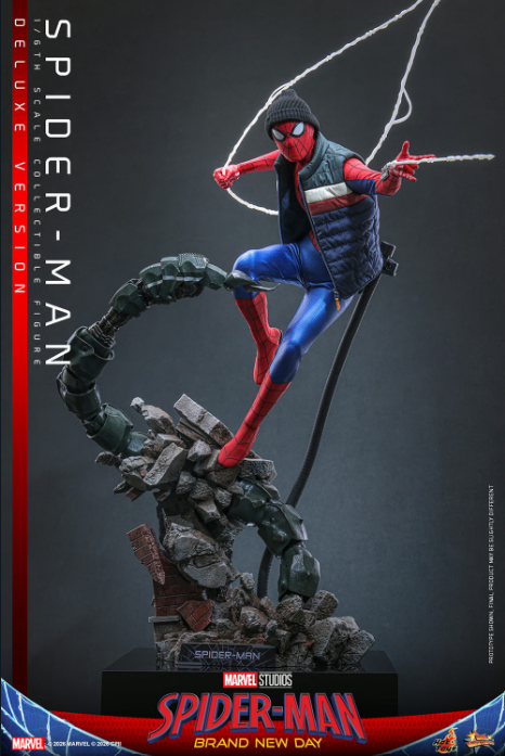 Hot Toys Marvel Spider-Man 1/6 Ölçekli Figür (Deluxe Version)