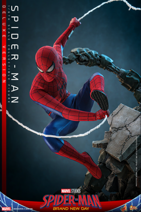 Hot Toys Marvel Spider-Man 1/6 Ölçekli Figür (Deluxe Version)
