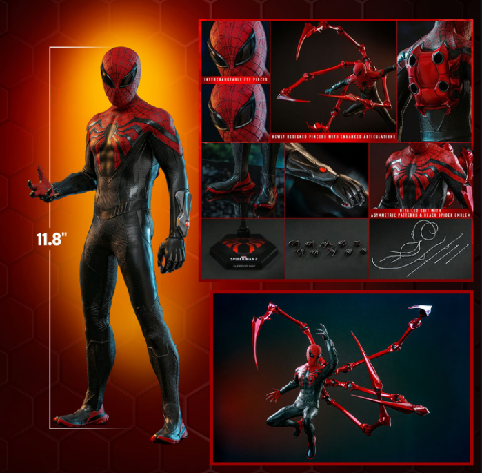 Hot Toys- Peter Parker (Superior Suit) 1:6 Ölçek Figür