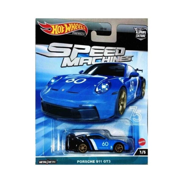 Hot Wheels Premium Porsche 911 GT3 Speed Machines 164