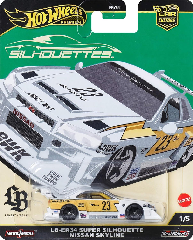 Hotwheels Premium LB-ER34 Super Silhouette Nissan Skyline