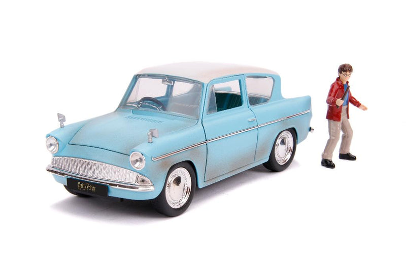 Jada - Harry Potter -1959 Ford Anglia Model Vehicle and Figure Set
