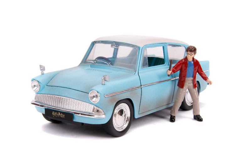 Jada - Harry Potter -1959 Ford Anglia Model Vehicle and Figure Set