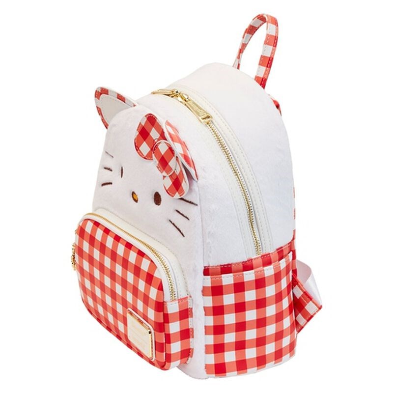 Loungefly BackPack Sanrio Hello Kitty Gıngham Cosplay Sırt Çantası
