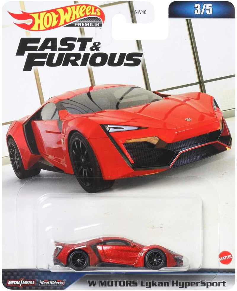 Mattel Hot Wheels Fast & Furious Premium W Motors Lykan HyperSport