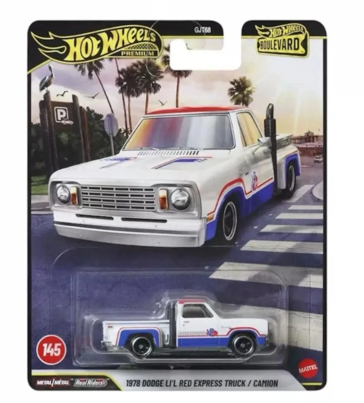 Mattel Hot Wheels Premium Boulevard 1978 Dodge Li' l Red Express Truck / Camion