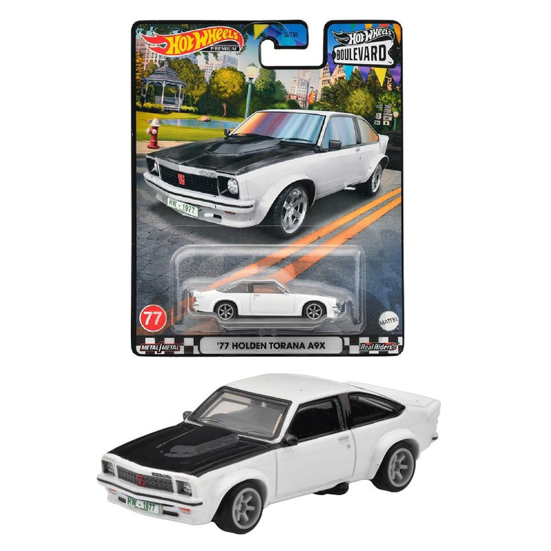 Mattel Hot Wheels Premium Boulevard Cars - 1977 Holden Torana A9X #77 1/64