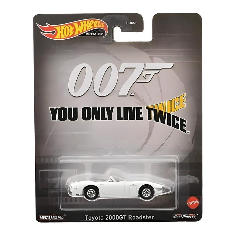 Mattel Hot Wheels Premium Cars - 007 James Bond You Only Live Twice Toyota 2000GT Roadster 1/64