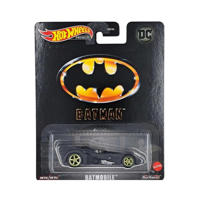 Mattel, Hot Wheels Premium Cars 1989 Batman, Batmobile 1/64