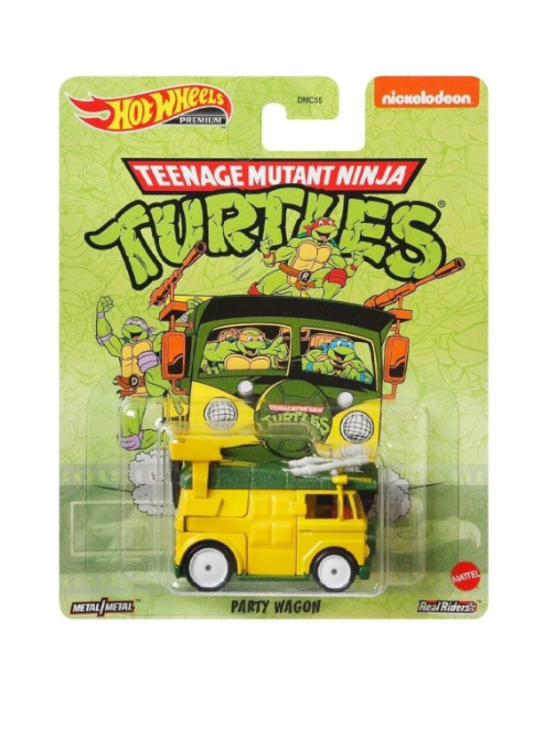 Mattel Hot Wheels Premium Cars - Teenage Mutant Ninja Turtles Party Wagon 1/64
