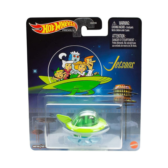 Mattel, Hot Wheels Premium Cars The Jetsons Space Ship 1/64